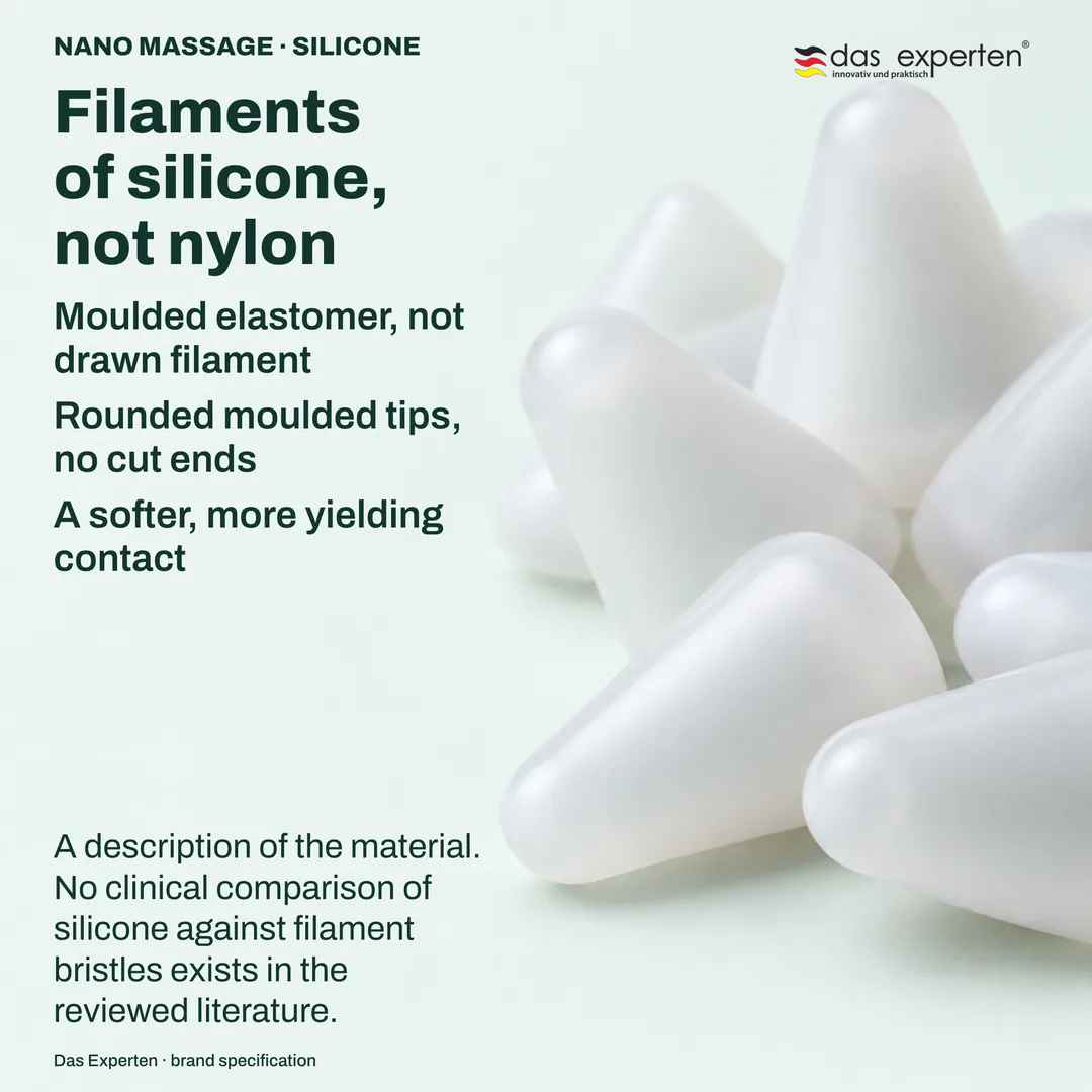 Texture study of moulded silicone tips at non literal scale: the material's surface and its rounded moulded end