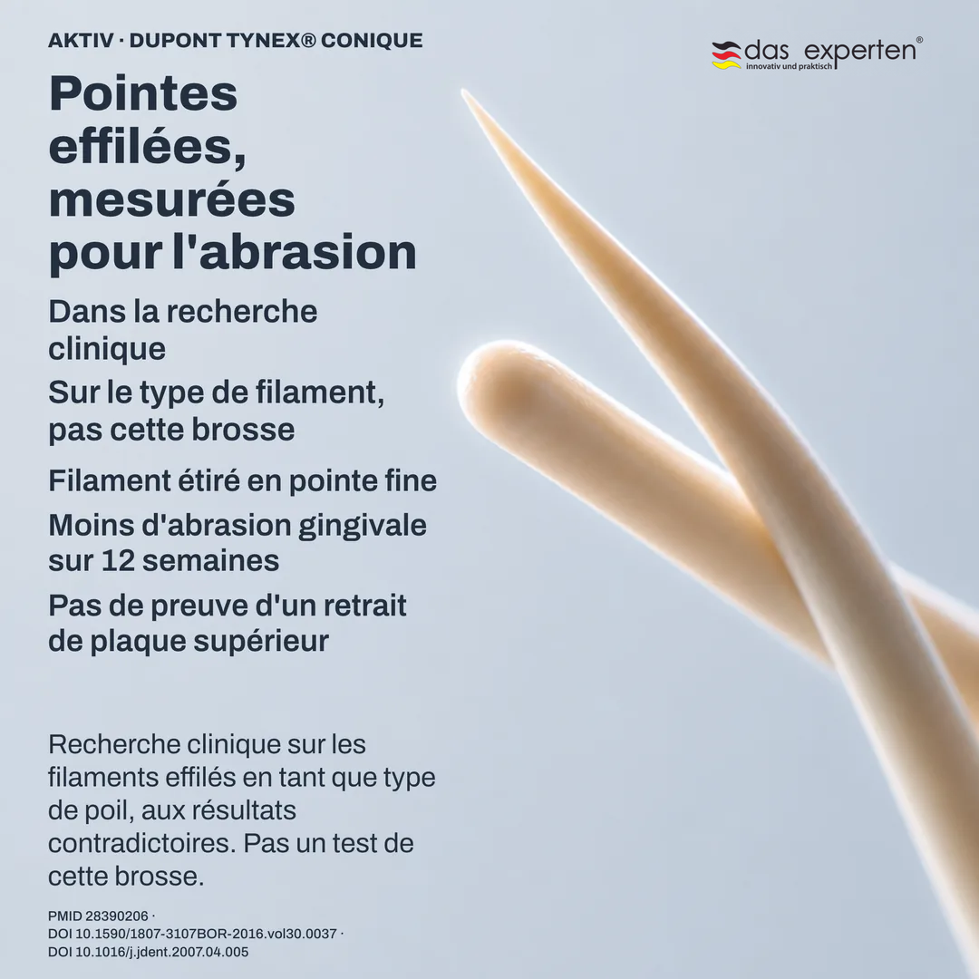 Étude de géométrie : un profil de pointe effilée à côté d'un profil à bout arrondi, schémas à échelle non littérale