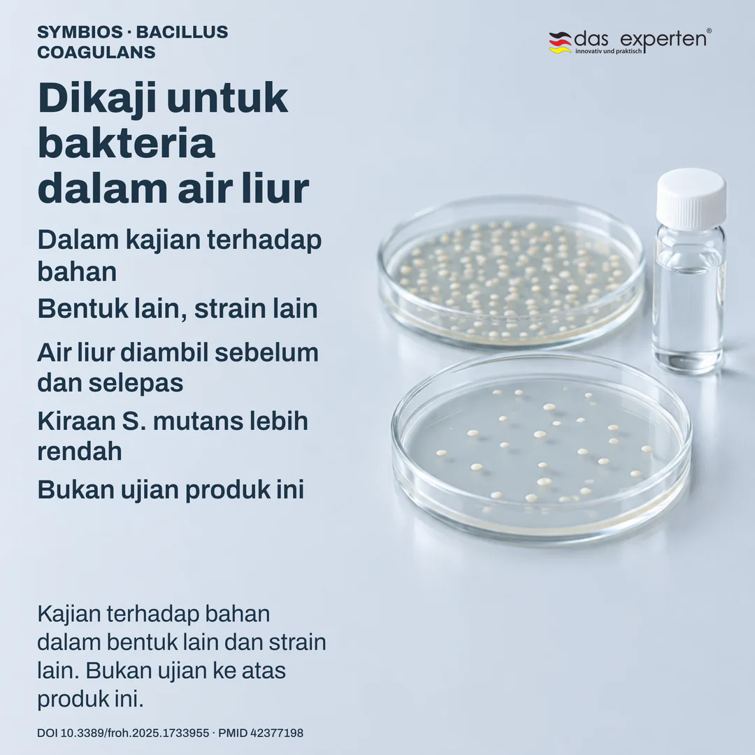 Suasana makmal: sampel air liur dan piring kultur berlabel, kajian terhadap bahan, bukan produk ini