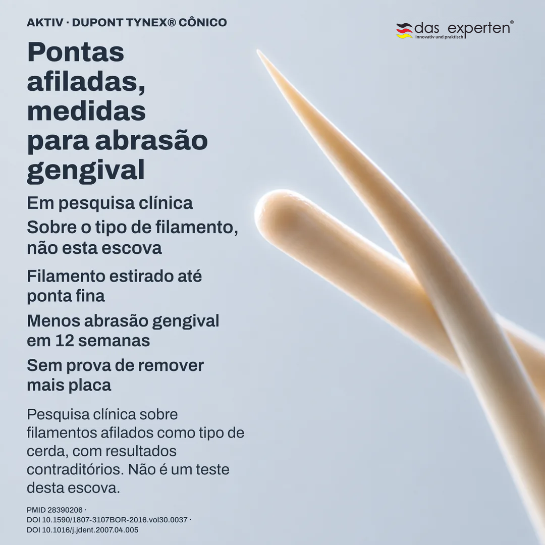 Estudo de geometria: um perfil de ponta afilada ao lado de um de ponta arredondada, esquemas em escala não literal