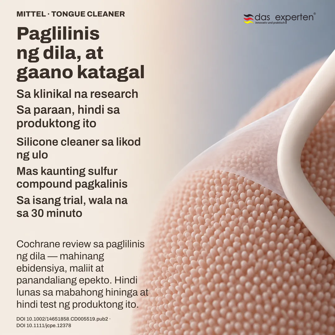 Pag aaral ng sukat: gilid na panlinis na dumadaan sa eskematikong dila habang bumababa ang sulfur reading