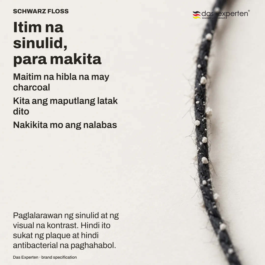 Pag aaral ng kontrast: maputlang materyal sa pinong maitim na sinulid; ang paksa ay ang kita ng isa sa isa