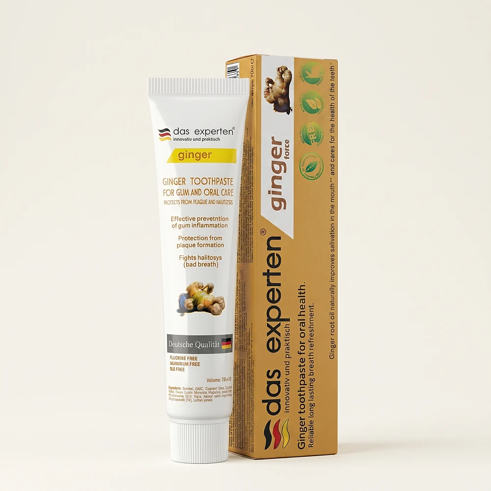 Das Experten GINGER FORCE ginger root toothpaste for gum circulation
